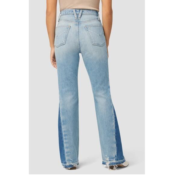 Hudson Faye Ultra High-Rise Flare Petite Jean with Contrast Color // 32 Petite - Picture 4 of 14